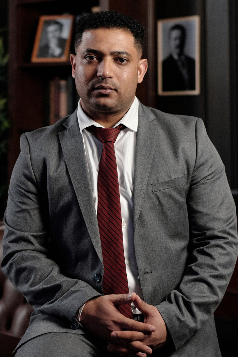 Profissional em ambiente jurídico